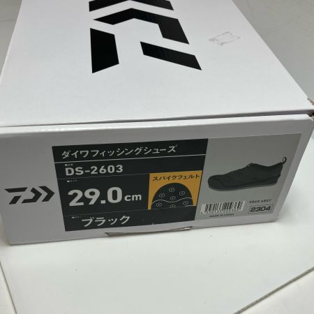 DAIWA ダイワ フィッシングブーツ/未使用 SIZE 29cm DS-2603 ブラック