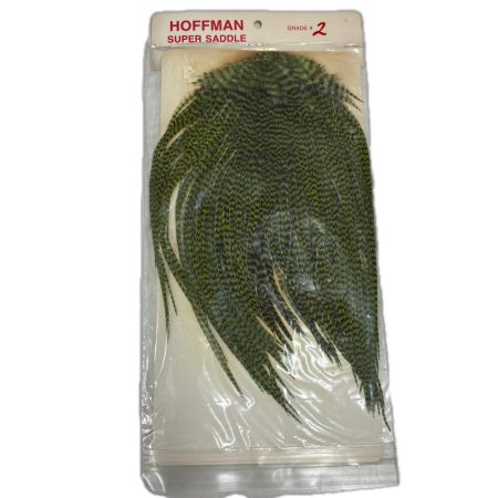 Hoffman 釣り用品 釣り小物 フライマテリアル グリズリーダイドオリーブ ｸﾞﾚｰﾄﾞ2