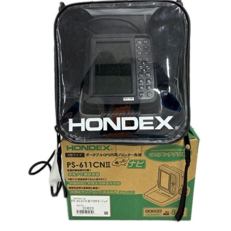HONDEX 釣り用品 釣り小物 魚群探知機 ポータブルGPS内蔵プロッター魚探 程度A ケース付 通電確認OK PS-611CNⅡﾜｶｻｷﾞﾊﾟｯｸ