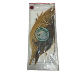 METZ 釣り用品 釣り小物 フライマテリアル コックネックハックル クリーム ｸﾞﾚｰﾄﾞ1 Cランク