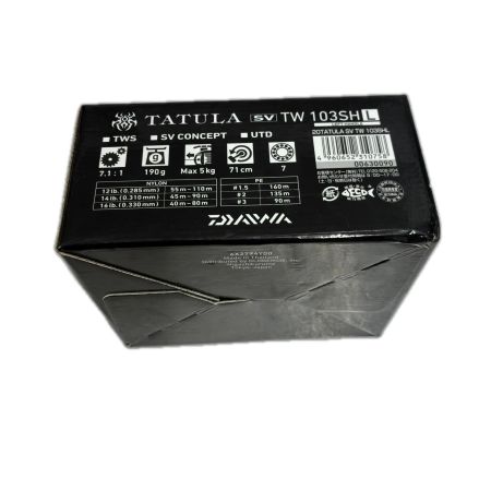 DAIWA ダイワ 釣り用品 リール ベイトリール 20タトゥーラSVTW 103SHL キズ有  00630090