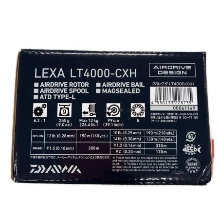 DAIWA ダイワ 釣り用品 リール スピニングリール  23レグザ LT5000-CXH キズ有 程度B 箱・取説付 00061149