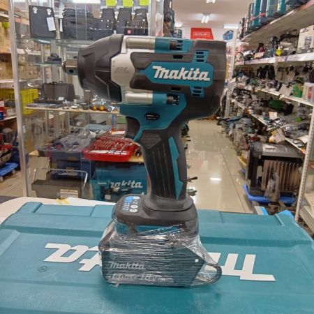 MAKITA マキタ TW700D ブルー 工具 締め付け工具 インパクトレンチ 程度B 充電器・充電池2個・ケース付 コードレス式 12.7mm 600Nm 18v 6.0Ah 4,5 0082247 使用感有