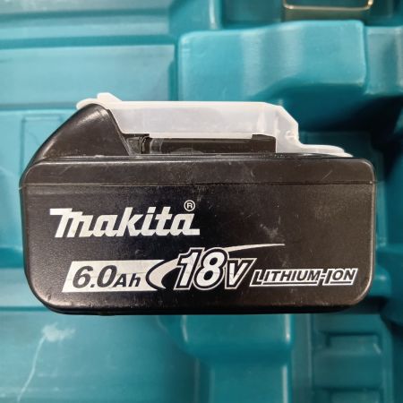 MAKITA マキタ TW700D ブルー 工具 締め付け工具 インパクトレンチ 程度B 充電器・充電池2個・ケース付 コードレス式 12.7mm 600Nm 18v 6.0Ah 4,5 0082247 使用感有