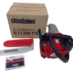 shindaiwa 新ダイワ E1126TS 工具 切断工具 チェーンソー 新ダイワ 未使用品(S) 付属品完備 不明 Sランク