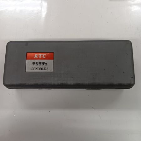 KTC ケーティーシー GEK060-R3 ブラック 締め付け工具 デジタルトルクレンチ 程度B ケース付 E47535 キズ有