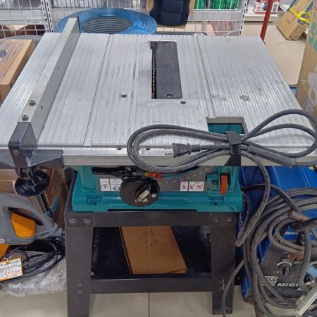 MAKITA マキタ 2703 グリーン 【店頭引取限定】切断工具 丸のこ盤　程度B 付属品完備 コード式 100v 15Ah 10.9 202047A キズ有 固定台のボルト２本なし