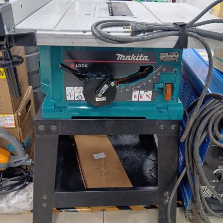MAKITA マキタ 2703 グリーン 【店頭引取限定】切断工具 丸のこ盤　程度B 付属品完備 コード式 100v 15Ah 10.9 202047A キズ有 固定台のボルト２本なし
