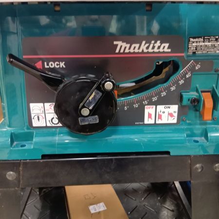 MAKITA マキタ 2703 グリーン 【店頭引取限定】切断工具 丸のこ盤　程度B 付属品完備 コード式 100v 15Ah 10.9 202047A キズ有 固定台のボルト２本なし