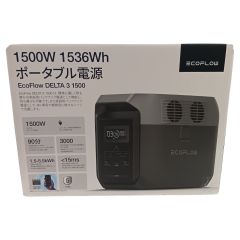 EcoFlow 工具 ポータブル電源 EcoFlow DELTA3 1500 未使用に近い Sランク