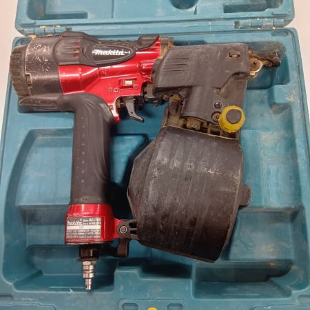 MAKITA マキタ AN630H レッド エアツール エア釘打ち 程度C ケース付 高圧 現状販売