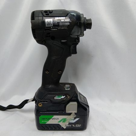 HiKOKI ハイコーキ WH36DC ブラック 充電器・充電池2個・ケース付 コードレス式 36v J1104321 キズ・ヨゴレ有 WH36DC ブラック
