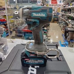 MAKITA マキタ TW004GRDX ブルー 工具 締め付け工具 インパクトレンチ ブルー 程度B 充電器・充電池2個・ケース付 コードレス式 40v 2.5Ah 0006912Y 使用感有 Bランク