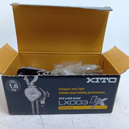 KITO キトー チェーンブロック LX003 未使用品(S) 本体のみ