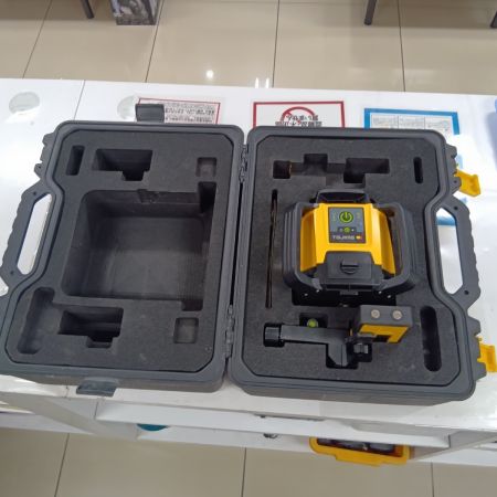 TAJIMA タジマ TRL-315H イエロー レーザー機器 ローティングレーザー TAJIMA TRL-315H イエロー ジャンク品(D) レシーバー,ケース コードレス式 911-16056 キズ・ヨゴレ有