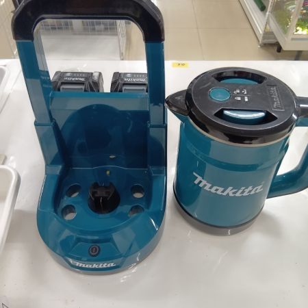 MAKITA マキタ KT001G ブルー 工具 工具関連用品 充電式ケトル 程度B 充電池2個付 コードレス式 40v×2 2.5Ah 211203621 キズ・ヨゴレ有