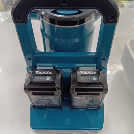MAKITA マキタ KT001G ブルー 工具 工具関連用品 充電式ケトル 程度B 充電池2個付 コードレス式 40v×2 2.5Ah 211203621 キズ・ヨゴレ有