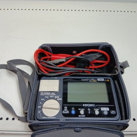 HIOKI 絶縁抵抗測定 IR4052-50 ブラック 程度B コード式 使用感有