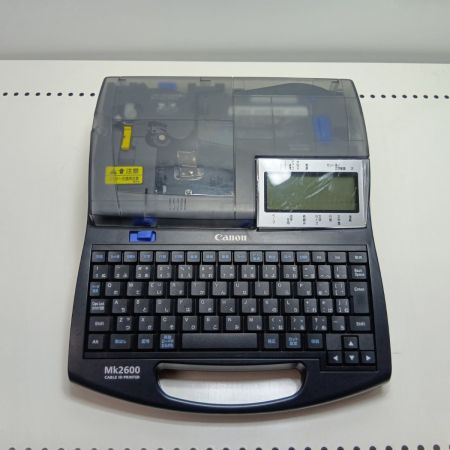 CANON キャノン チューブライター ケーブルIDプリンター PR-T102 ブラック ジャンク品(D) ケース付 100v MK26J02348 現状販売