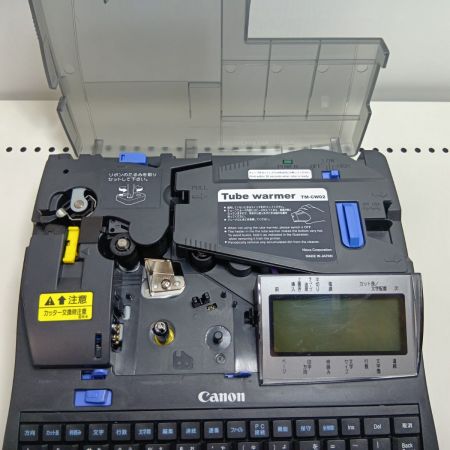 CANON キャノン チューブライター ケーブルIDプリンター PR-T102 ブラック ジャンク品(D) ケース付 100v MK26J02348 現状販売