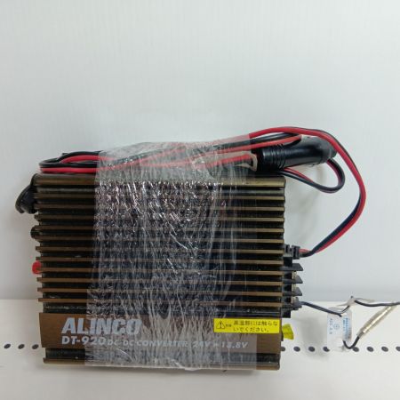 ALINCO アルインコ DCDCコンバータ DT-920 ブラック 程度C 本体のみ コード式 24v 000672 キズ・ヨゴレ有