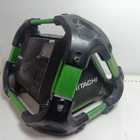 HiKOKI ハイコーキ ﾊﾞｯﾃﾘｰ式ﾗｼﾞｵ  本体のみ ﾊﾞｯﾃﾘｰ無14.4V/18V UR18DSDL グリーン AM:522-1629/FM:76-108MHz