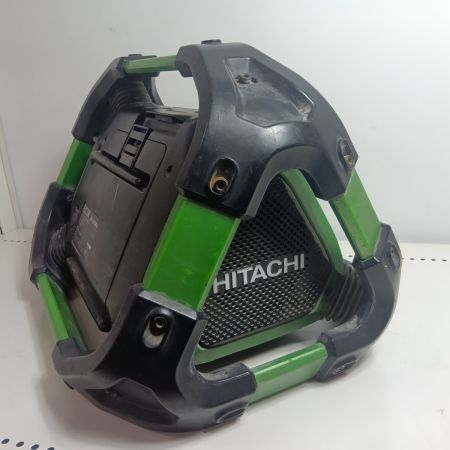 HiKOKI ハイコーキ ﾊﾞｯﾃﾘｰ式ﾗｼﾞｵ  本体のみ ﾊﾞｯﾃﾘｰ無14.4V/18V UR18DSDL グリーン AM:522-1629/FM:76-108MHz