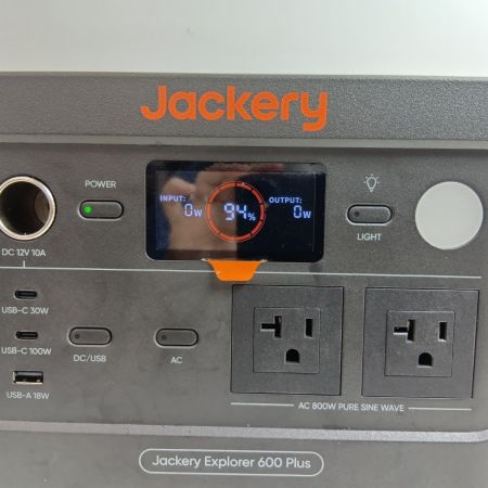 Jackery ポータブル電源 JE-600C オレンジ 程度A 本体のみ 800Ｗ 美品