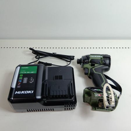 HiKOKI ハイコーキ インパクトドライバ WH36DC グリーン 未使用品(S) 充電器・ケース付 コードレス式 36v J5217904