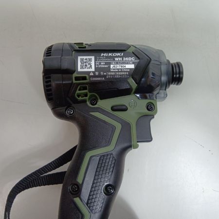 HiKOKI ハイコーキ インパクトドライバ WH36DC グリーン 未使用品(S) 充電器・ケース付 コードレス式 36v J5217904