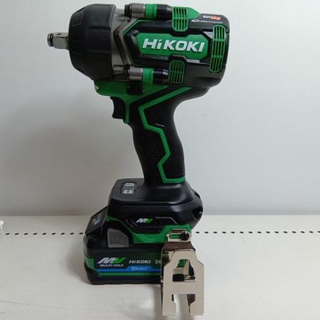 HiKOKI ハイコーキ インパクトレンチ WR36DE 2XPSZ グリーン 未使用品(S) 充電器・充電池2個・ケース付 コードレス式 36v J0300152