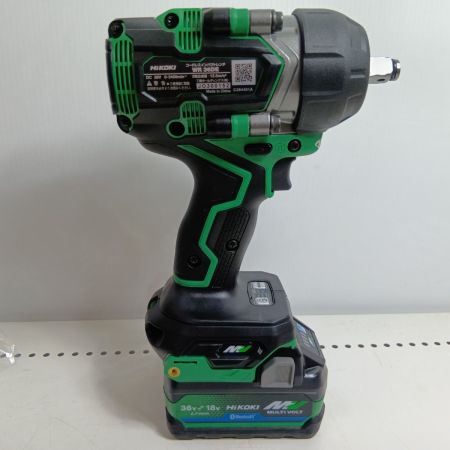 HiKOKI ハイコーキ インパクトレンチ WR36DE 2XPSZ グリーン 未使用品(S) 充電器・充電池2個・ケース付 コードレス式 36v J0300152