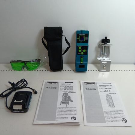 MAKITA マキタ レーザー墨出し器 SK210GD ブルー 未使用品(S) 付属品完備 コードレス式 1.5V 1801513