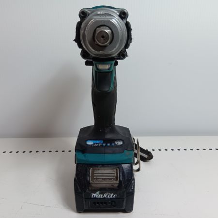 MAKITA マキタ インパクトレンチ TW004GRDX ブルー 程度C 充電器・充電池2個・ケース付 コードレス式 40v 2.5Ah 207回 0068227Y キズ・ヨゴレ有