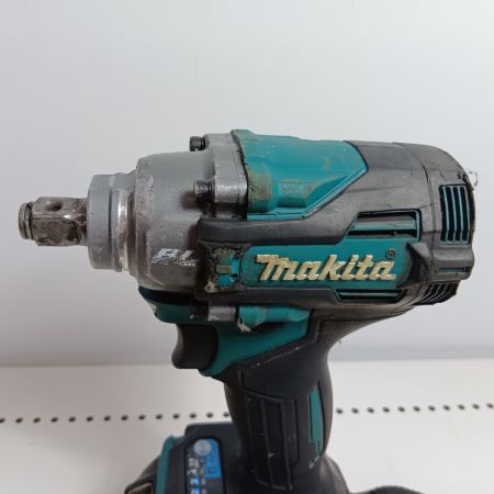 MAKITA マキタ インパクトレンチ TW004GRDX ブルー 程度C 充電器・充電池2個・ケース付 コードレス式 40v 2.5Ah 207回 0068227Y キズ・ヨゴレ有