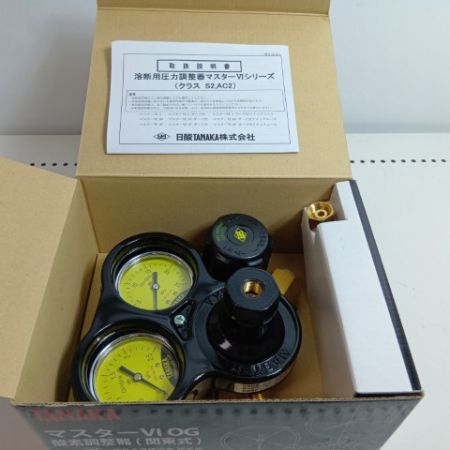 日酸タナカ 酸素調整器 ﾏｽﾀｰⅥ OG Q832C ブラック 未使用品(S) 本体のみ