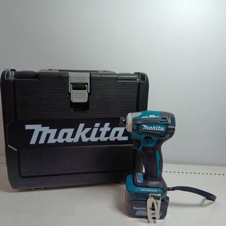 MAKITA マキタ インパクトドライバ TD162DRGX ブルー 未使用品(S) 充電器・充電池2個・ケース付 14.4v 6.0Ah 74123