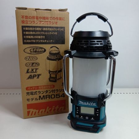 MAKITA マキタ 充電式ランタン付ラジオ MR054 ブルー 未使用品(S) 本体のみ コードレス式 18v