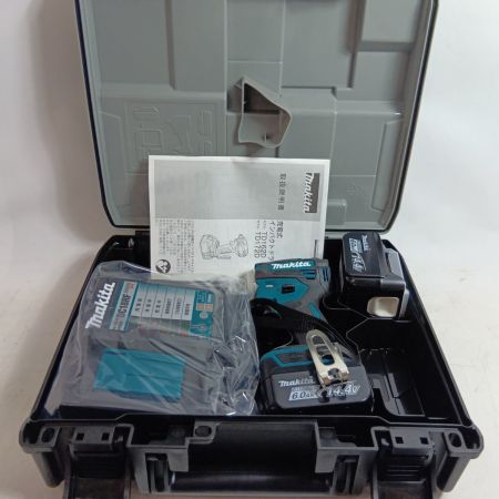 MAKITA マキタ インパクトドライバ TD162DRGX ブルー 未使用品(S) 充電器・充電池2個・ケース付 コードレス式 14.4v 74874