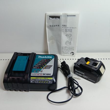 MAKITA マキタ TD170DRGXB ブラック