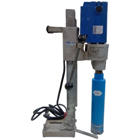 シブヤ 工具 切削工具 コアドリル TS-80 ブルー 程度C  コード式 100v 1041713 キズ・ヨゴレ有