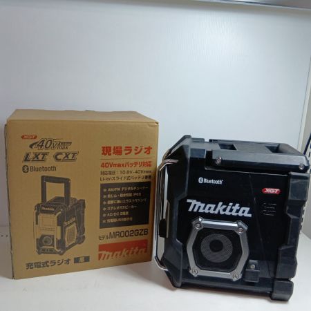 MAKITA マキタ 現場ラジオ MR002G ブラック 程度C アダプター付 コードレス式 40v