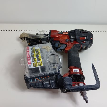 MAX マックス エア釘打ち HN-65N3(D) レッド 程度C ケース付 高圧 使用感有