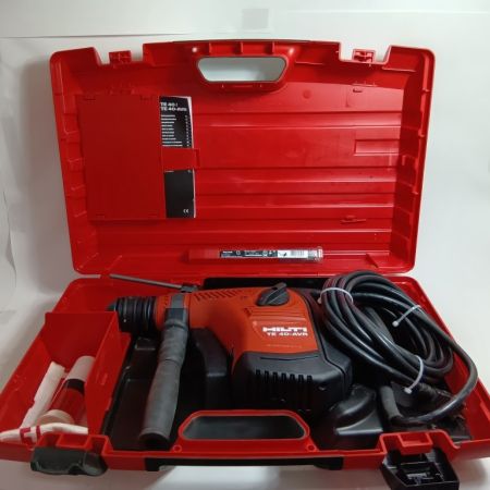 Hilti ヒルティ ハンマドリル TE40-AVR レッド 程度B ケース付 コード式 100v 08-0087059-AT-15