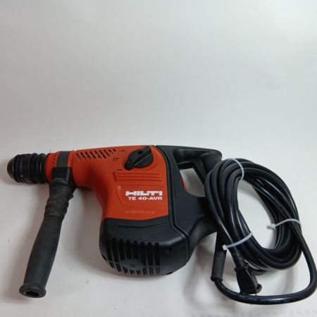 Hilti ヒルティ ハンマドリル TE40-AVR レッド 程度B ケース付 コード式 100v 08-0087059-AT-15