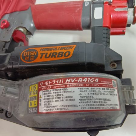 MAX マックス ねじ打ち機 HV-R41G4 レッド 程度C 本体のみ 高圧