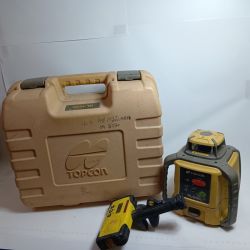 TOPCON レーザーレベラー RL-H4C カーキ ジャンク品(D) コードレス式 キズ・ヨゴレ有 Dランク