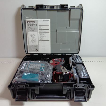 MAKITA マキタ インパクトドライバ TD173DGXAR レッド 未使用品(S) コードレス式 18v 6.0Ah