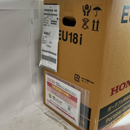 HONDA ホンダ 大型機械  ポータブル発電機  EU18i レッド 未使用