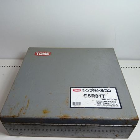 TONE トネ ナットランナーシンプルトルコン GSR81T 程度C ケース付